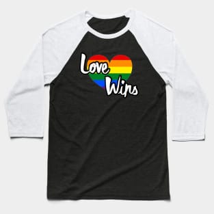 Love Wins! - lgbt gay pride Baseball T-Shirt